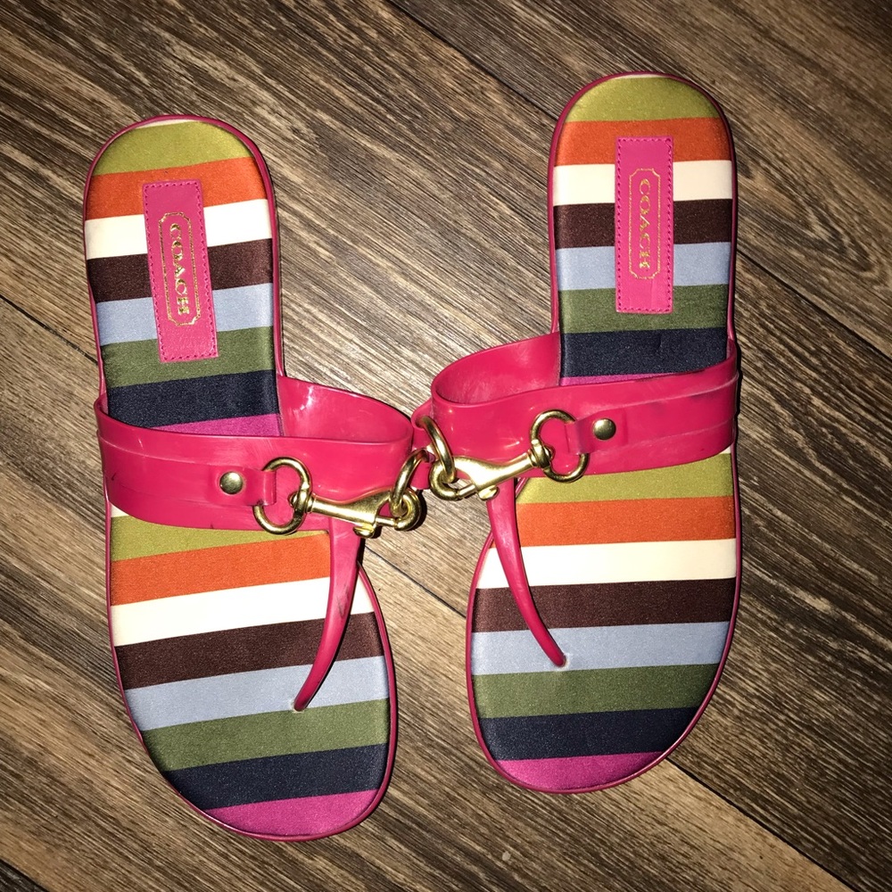 Coach Flip Flops